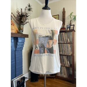 LETLUV M Bruce Springsteen Born in the USA Graphic Band Tank T Anthropologie